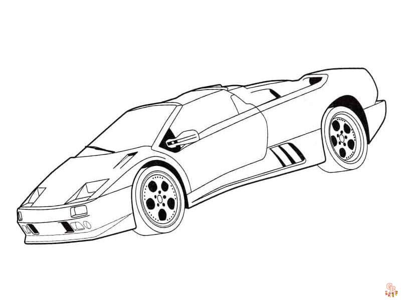 coloriage Lamborghini