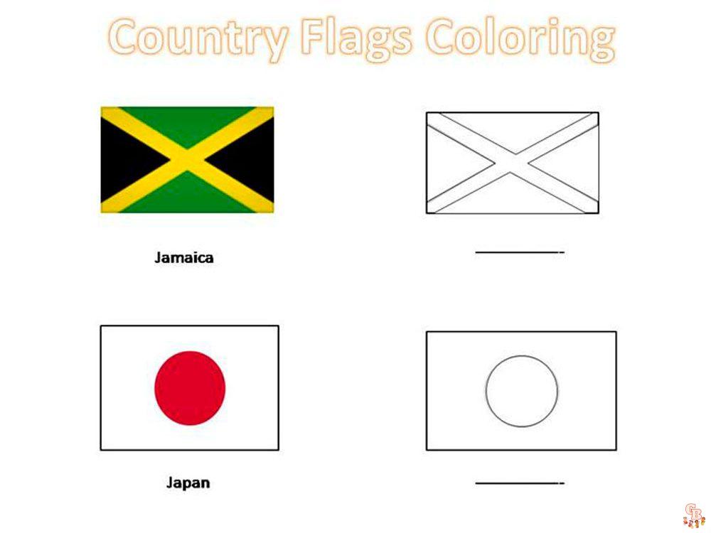 coloriage drapeau