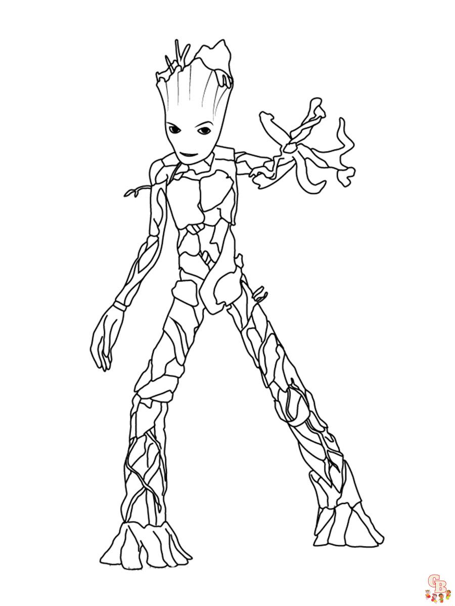 Coloriage Groot