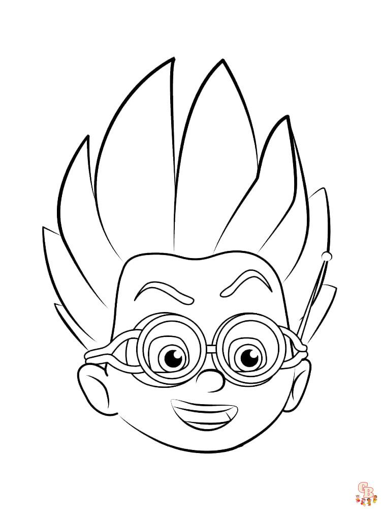 PJ Mask Coloring Page