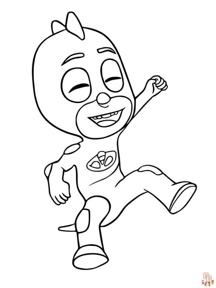 PJ Mask Coloring Page