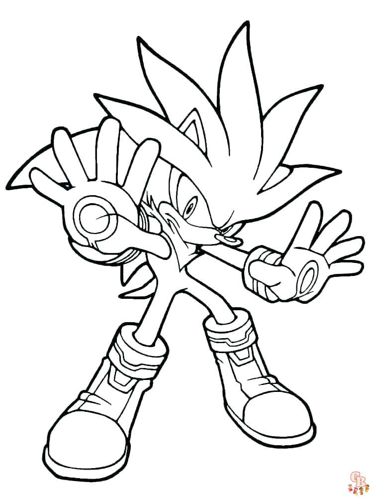 Desenho para colorir do Sonic Boom