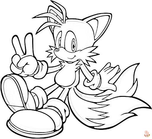 Coloriage Tails