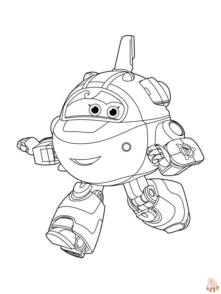 Super Wings coloriage