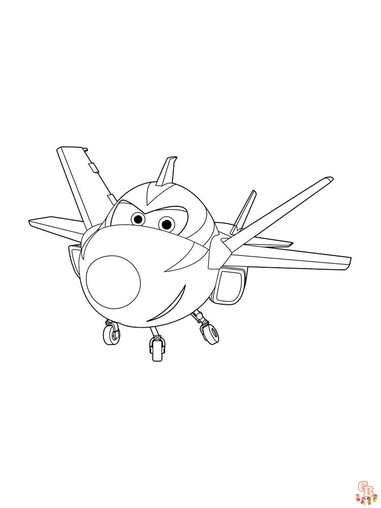 Super Wings coloriage