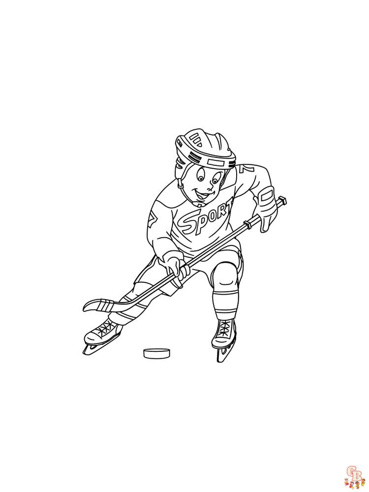 Coloriage Hockey