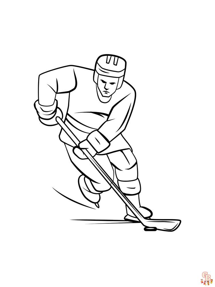 Coloriage Hockey