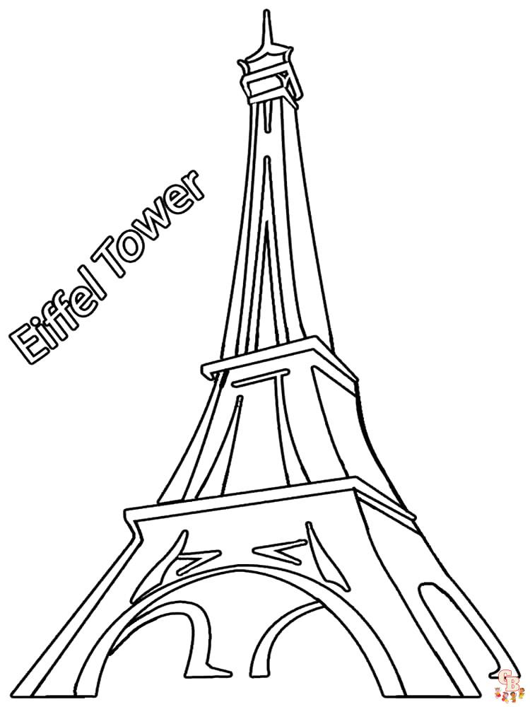 coloriage Tour Eiffel