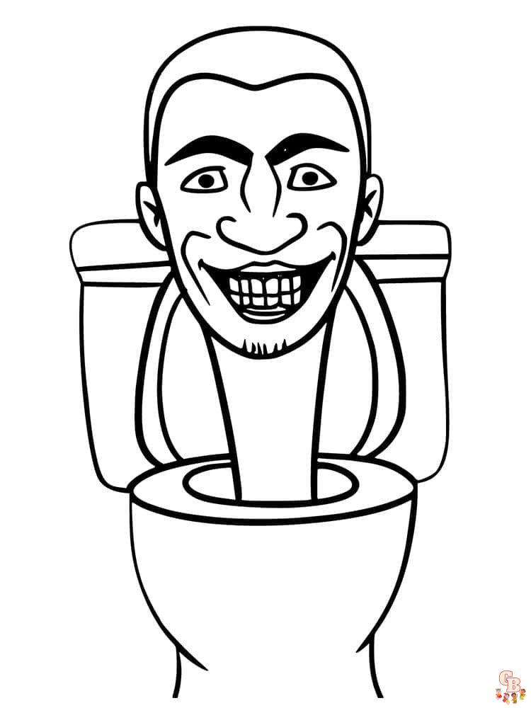 Skibidi Tuvalet Boyama