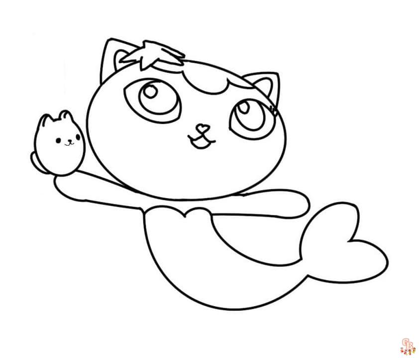 Coloriage Gabby Chat