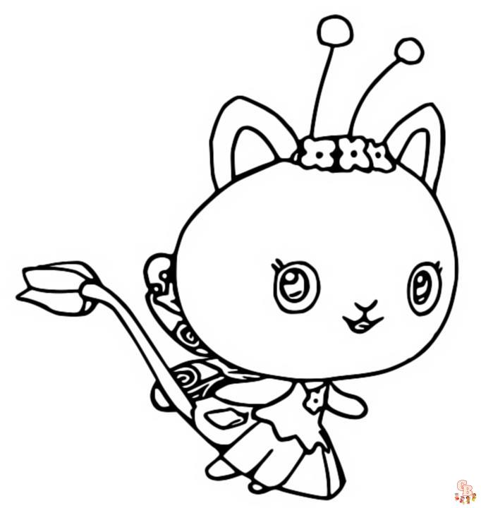 Coloriage Gabby Chat