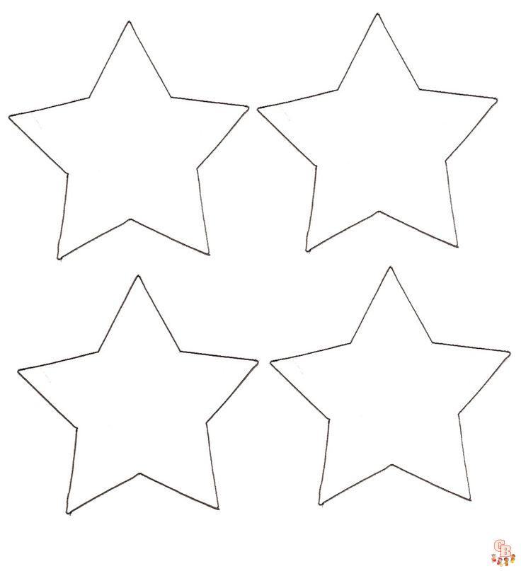 Yıldız boyama sayfası