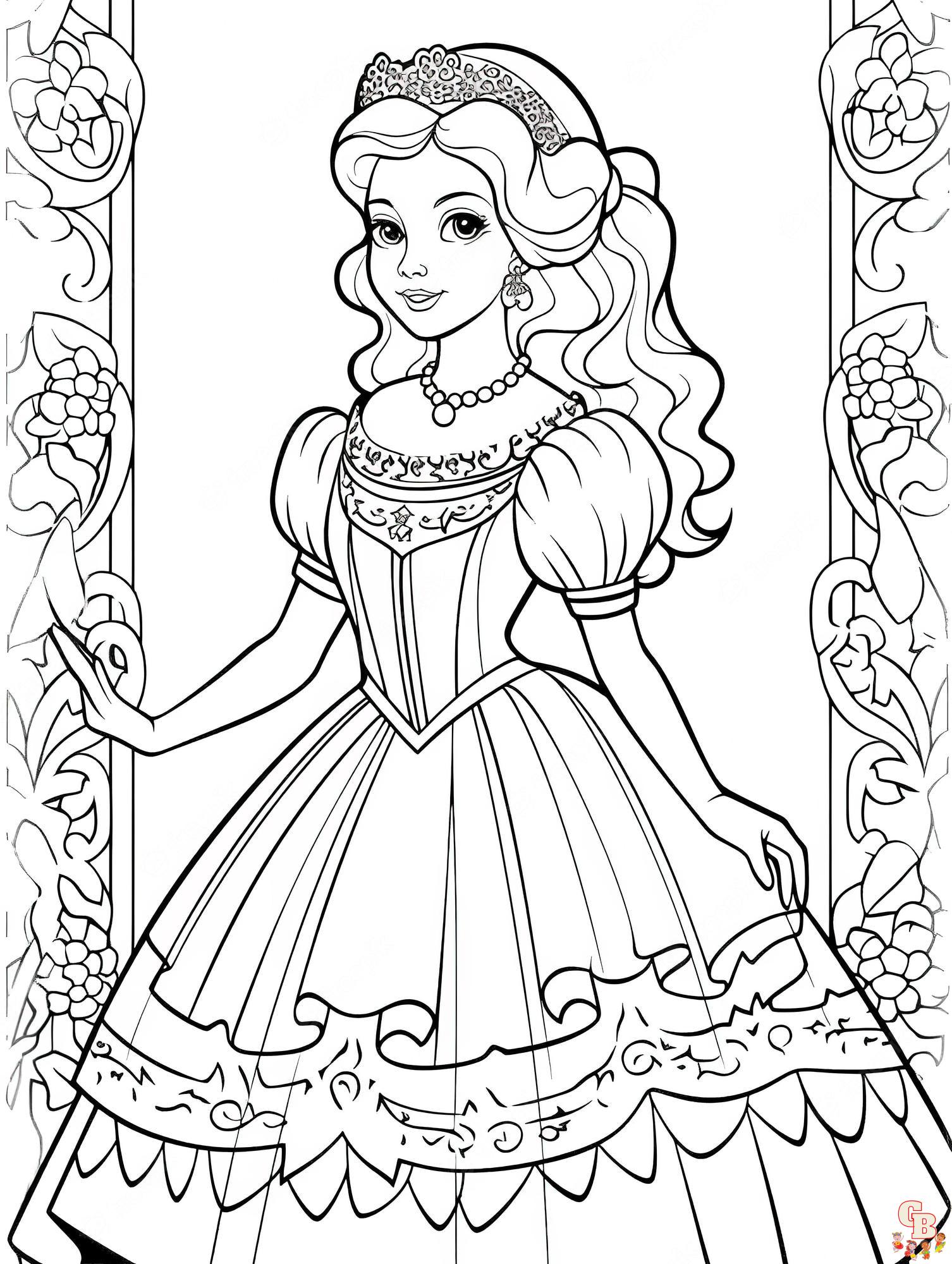 Barbie coloring for free - The best Barbie coloring pages for children