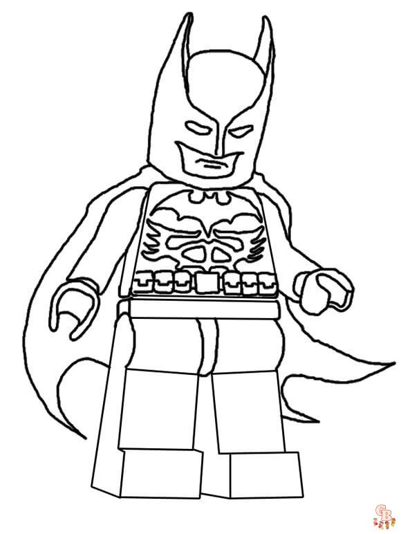Les meilleurs coloriages Batman à imprimer - Coloriage Batman et Robin, LEGO, Joker, Catwoman