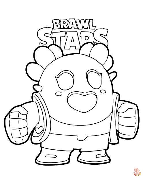Coloriage Brawl Stars gratuits pour enfants - Les meilleurs dessins à colorier de personnages populaires