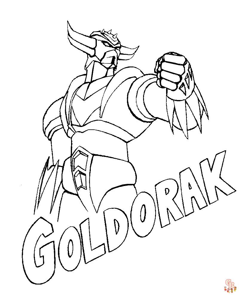 coloriage goldorak