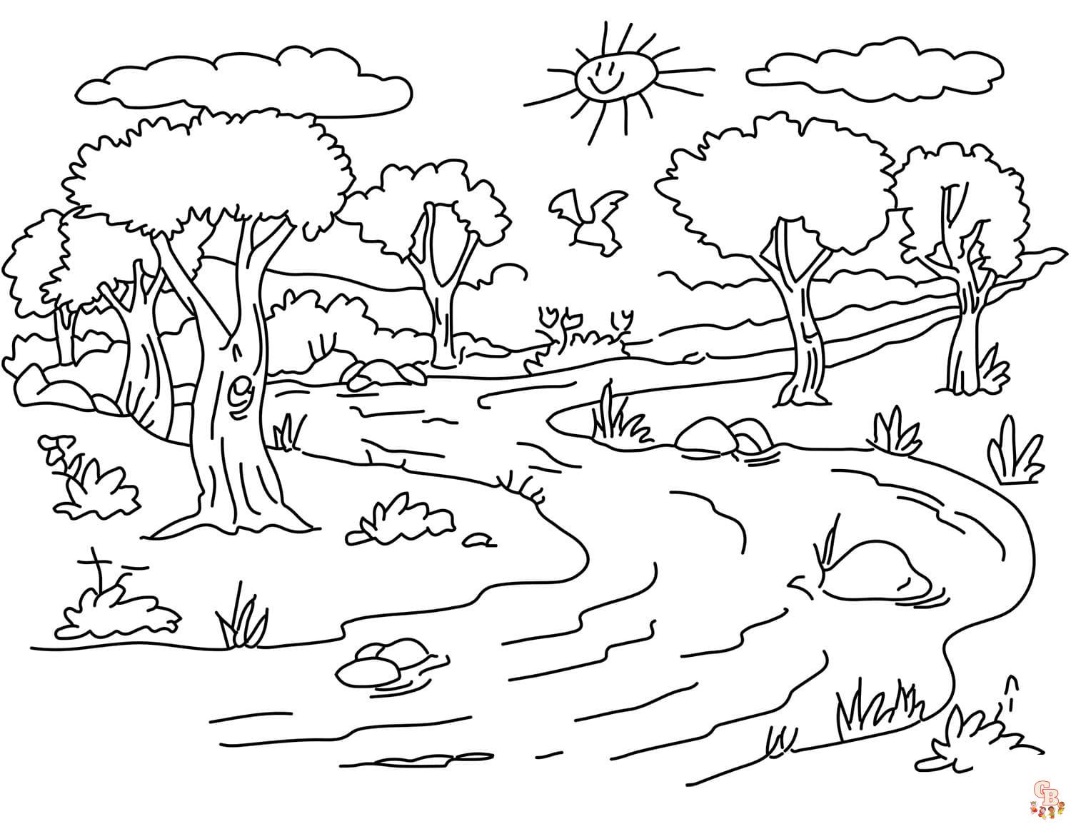 coloriages nature