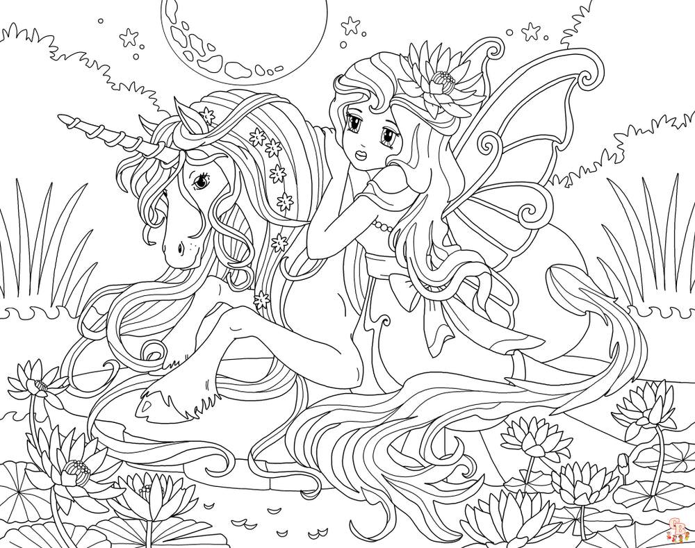 Coloriage fée en ligne - Les plus beaux dessins de fées à colorier