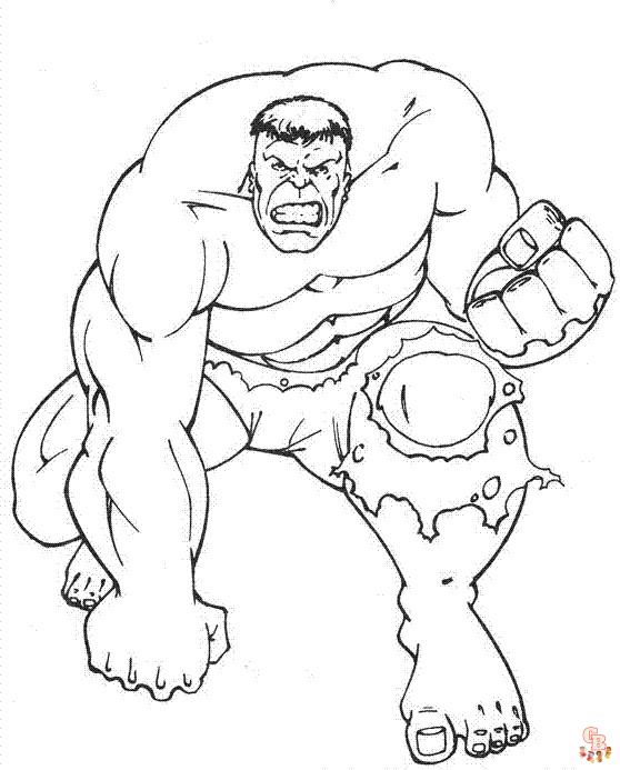 Coloriage Hulk Les avantages pour les enfants et les meilleurs dessins à colorier