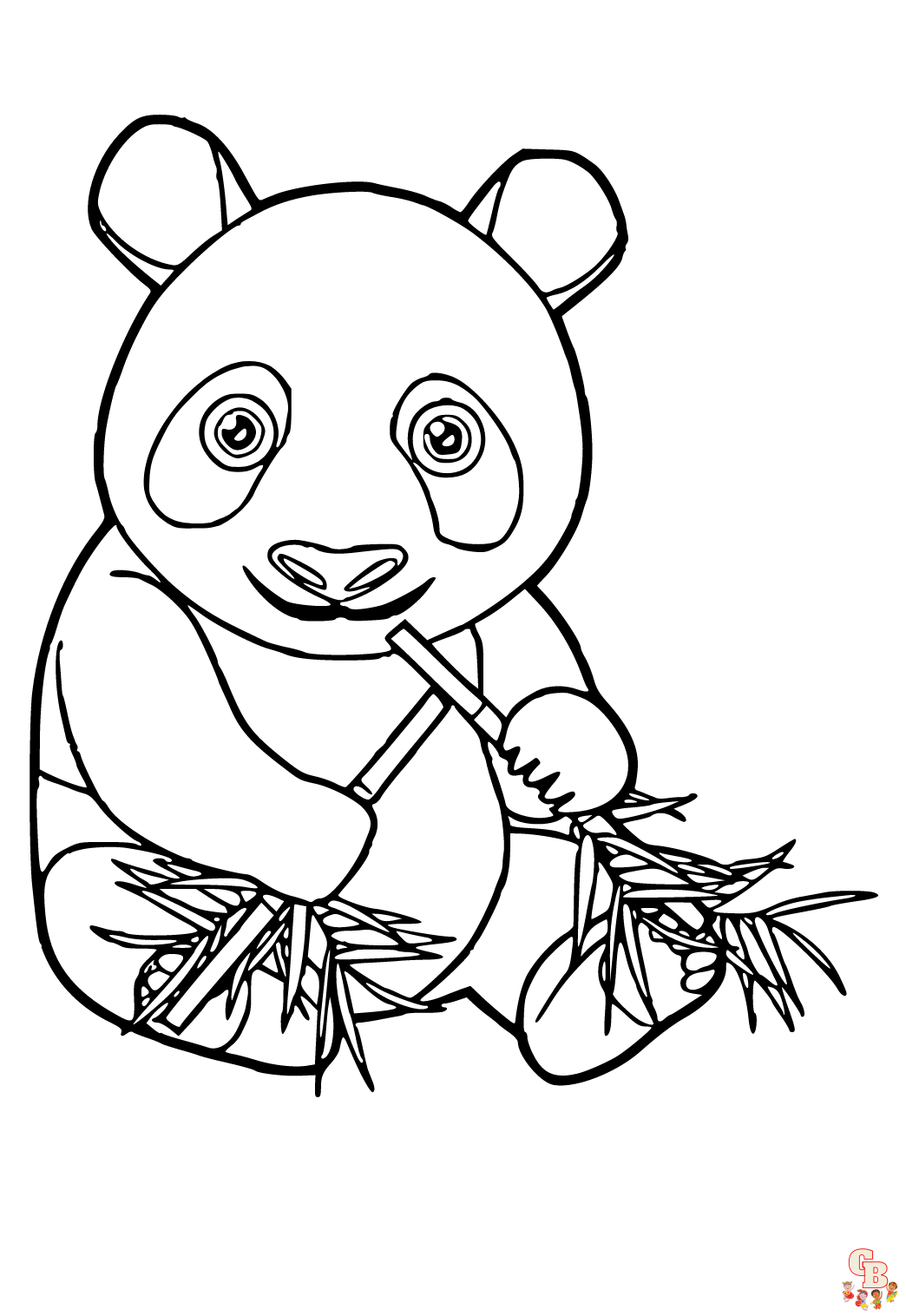 Coloriage Kawaii Animaux Chat, Lapin, Chien, Panda, Ours, Renard Hamster