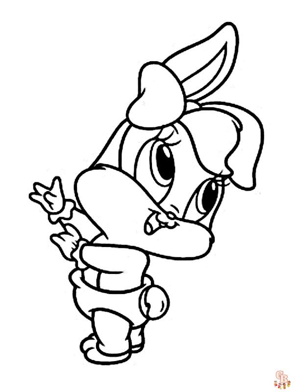 Desenho de coelho para colorir, Páscoa, realista, saltitante, fofo, com flores
