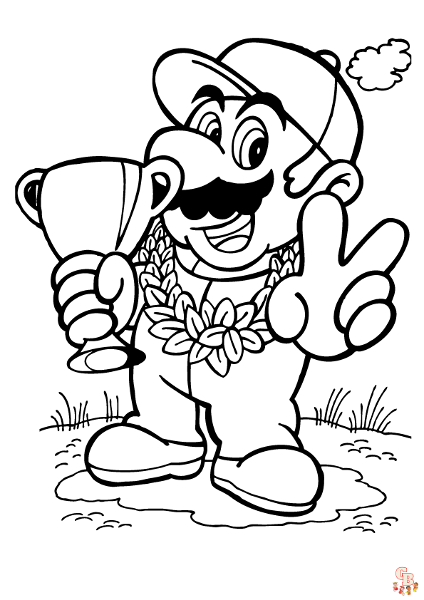 Coloriage Mario Les meilleurs dessins à imprimer