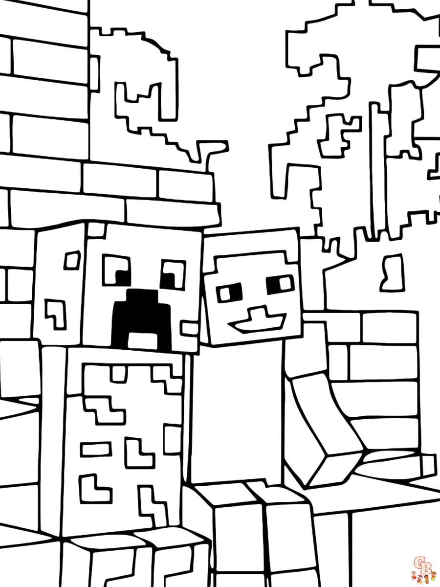 Coloriage Minecraft gratuits Idées de coloriage pour les fans