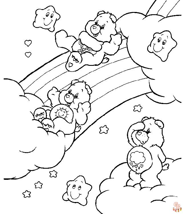 Ücretsiz Gökkuşağı Boyama Desenleri - Çocuklar için Online Gökkuşağı Boyama Sayfaları