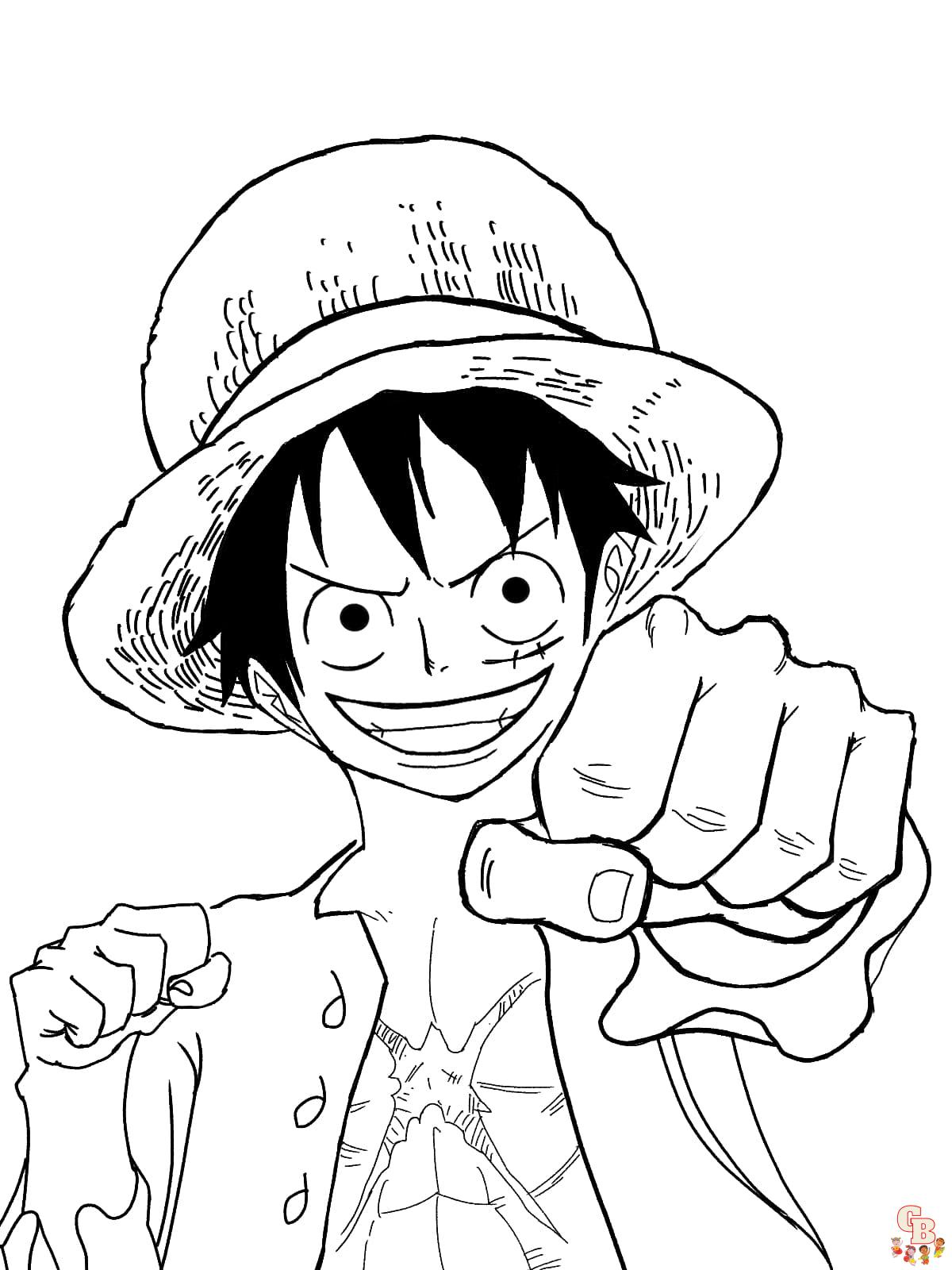 Coloriage One Piece Les personnages de One Piece à colorier gratuitement