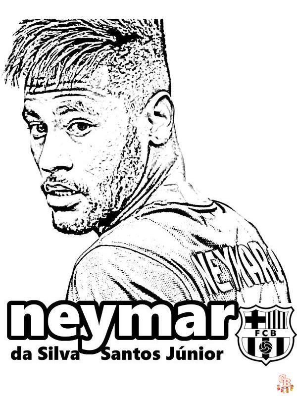 Coloriage Neymar