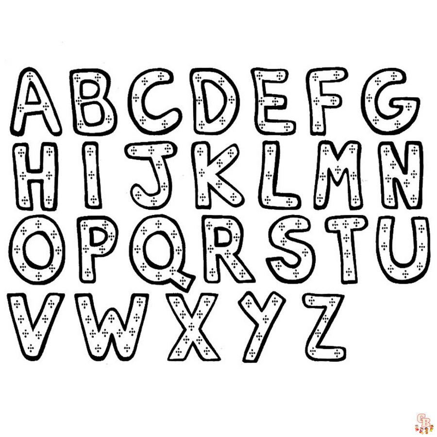 Coloriage Alphabet Disney