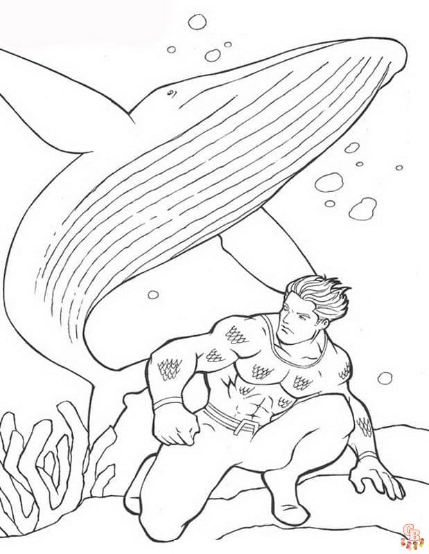 Malvorlage Aquaman