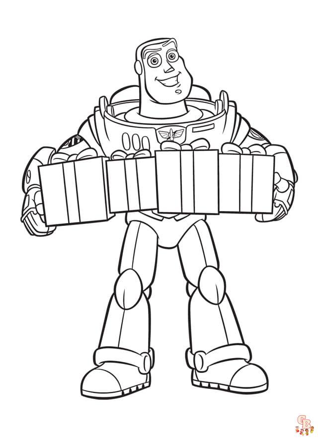 Buzz Lightyear Coloring Page
