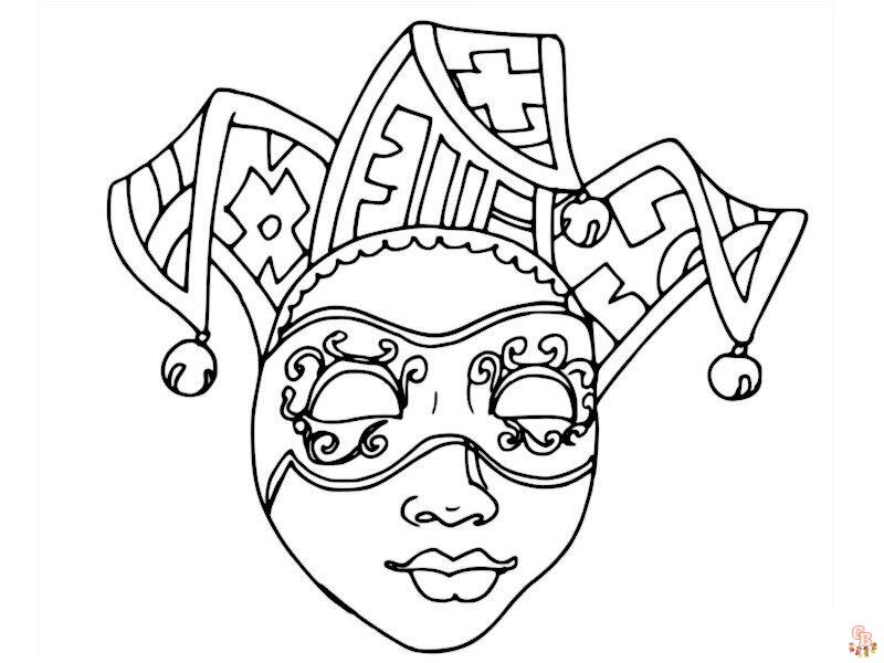 Coloriage Carnaval Maternelle