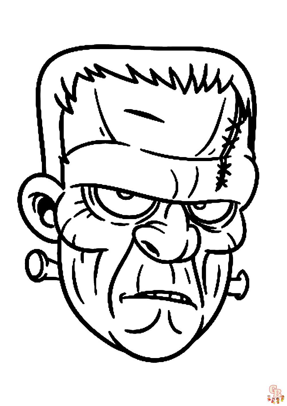 Dibujo de Frankenstein para colorear