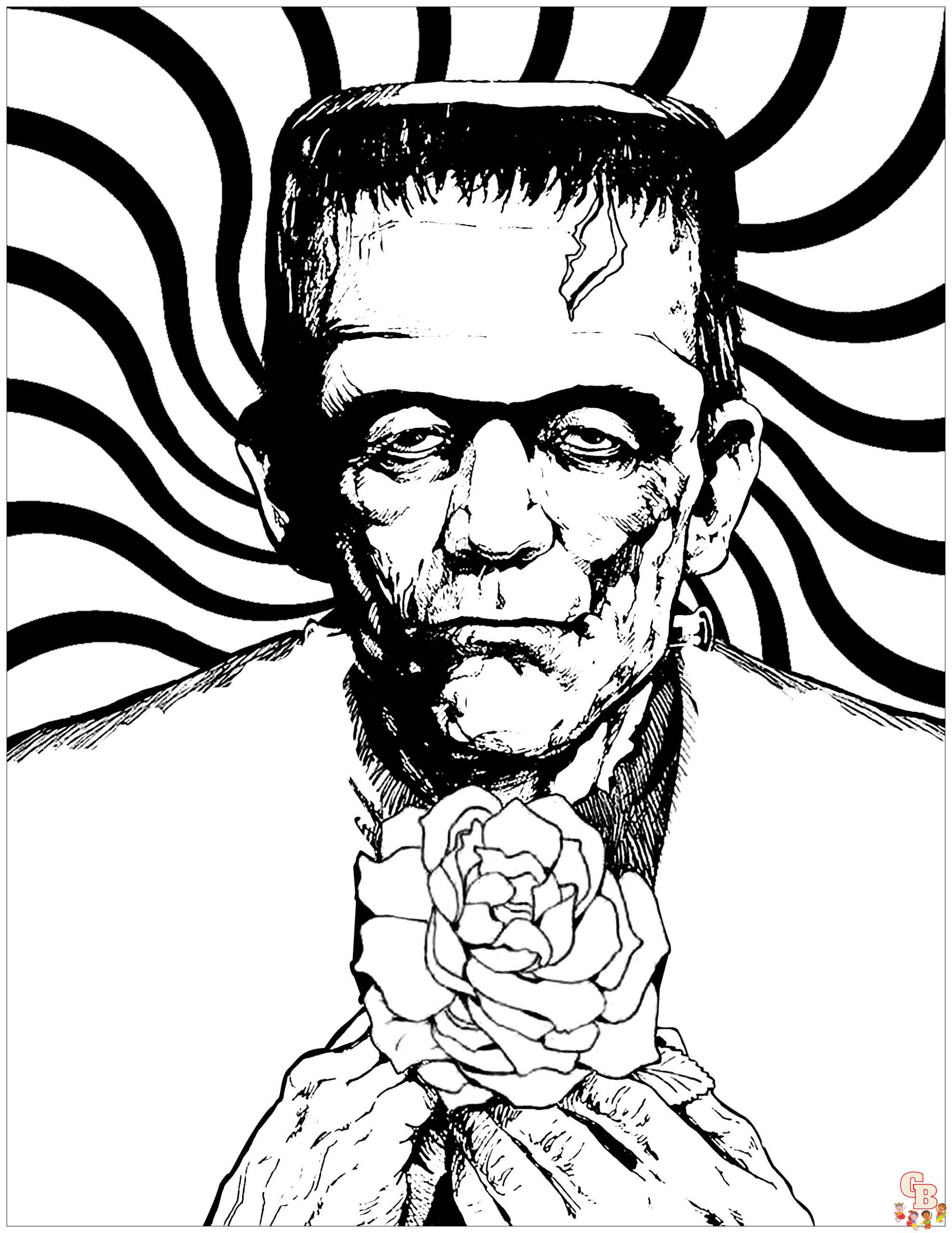 Ausmalbilder Frankenstein