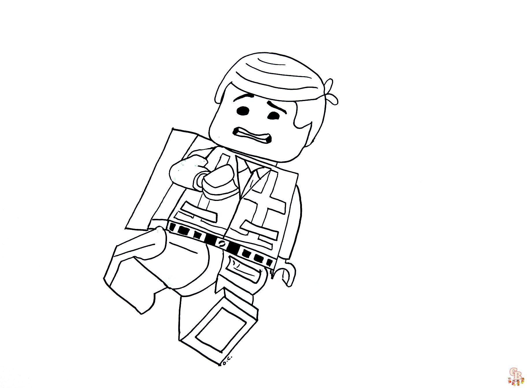Lego Super Heroes Coloring Page