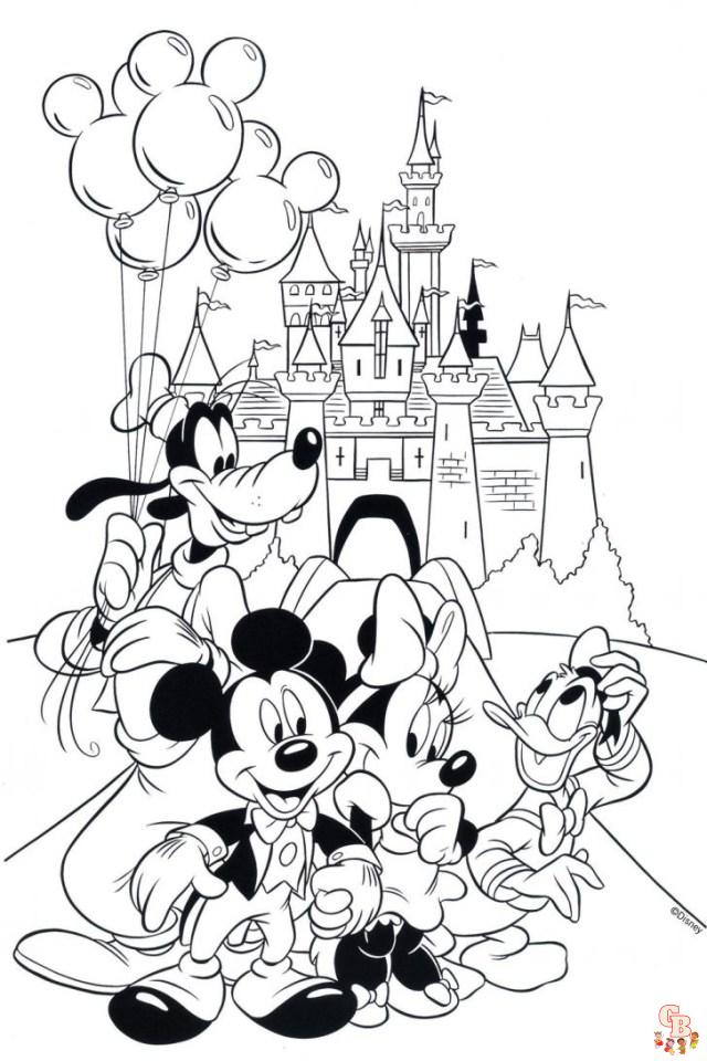 Coloriage Paques Disney