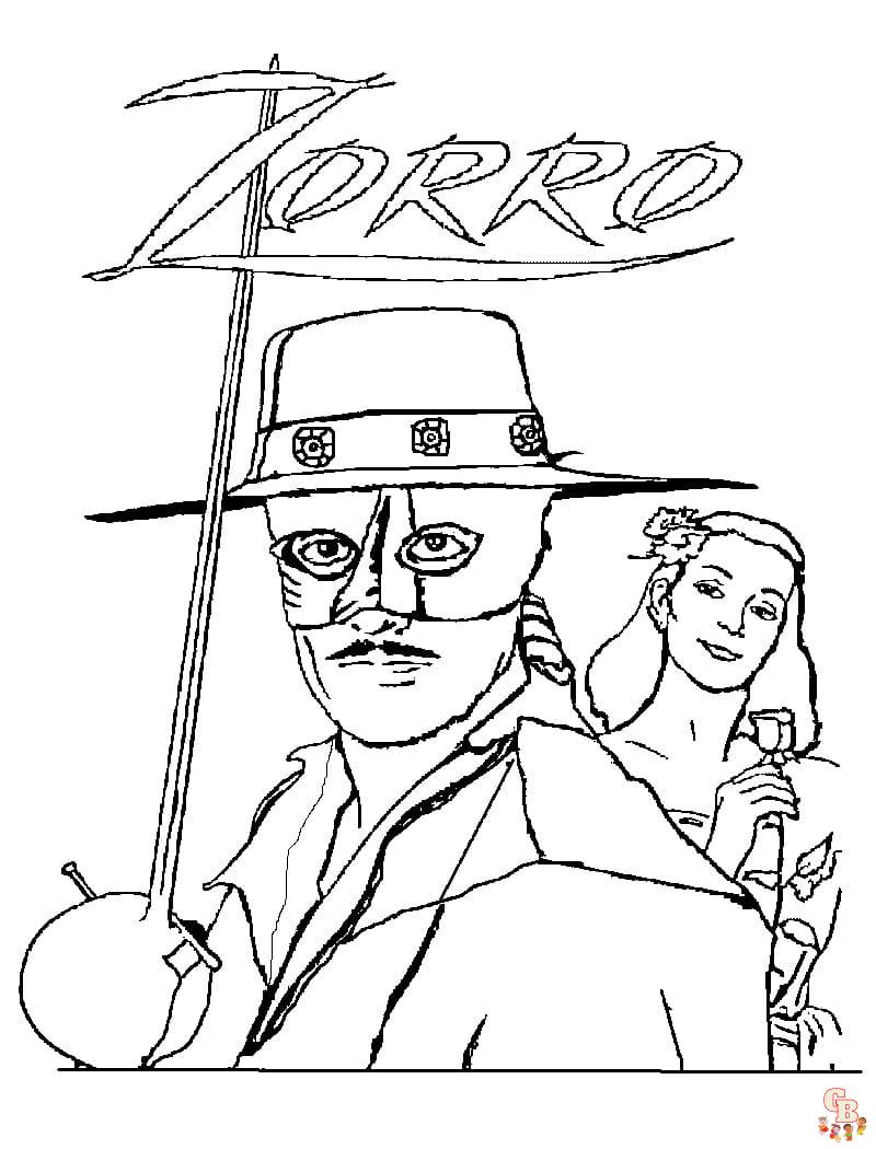 Dibujo de Zorro para colorear