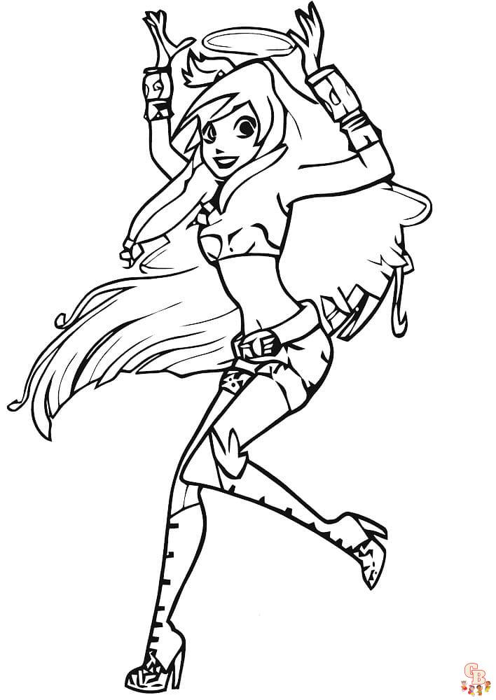 Angels Friends coloring page