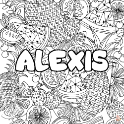 Coloriage Alexis