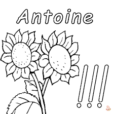 Coloriage Antoine