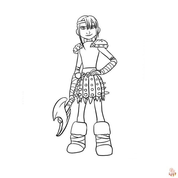 Coloriage Astrid