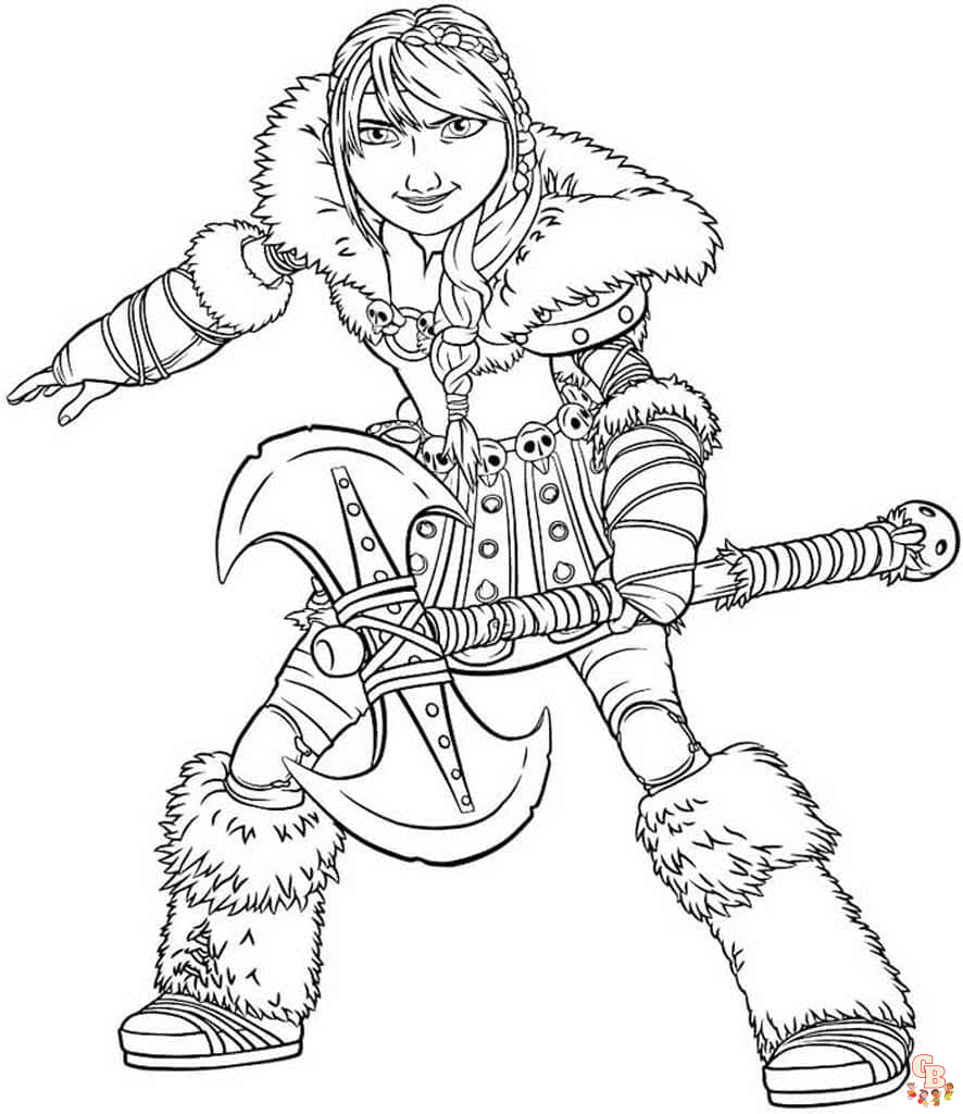 Coloriage Astrid
