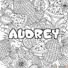 Coloriage Audrey