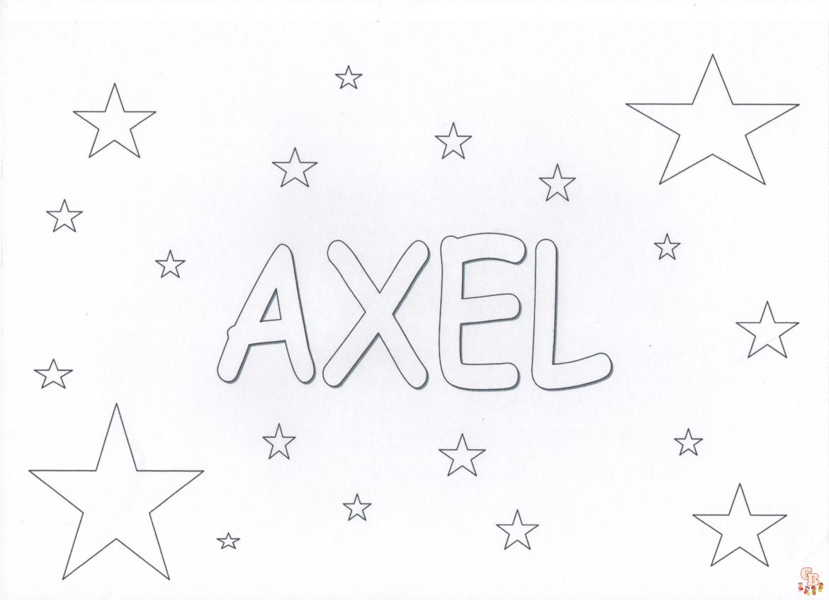 Kolorowanie Axela