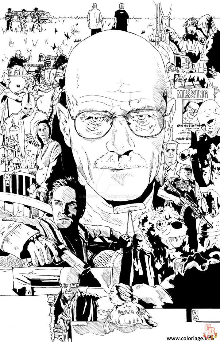 Coloriage Breaking Bad