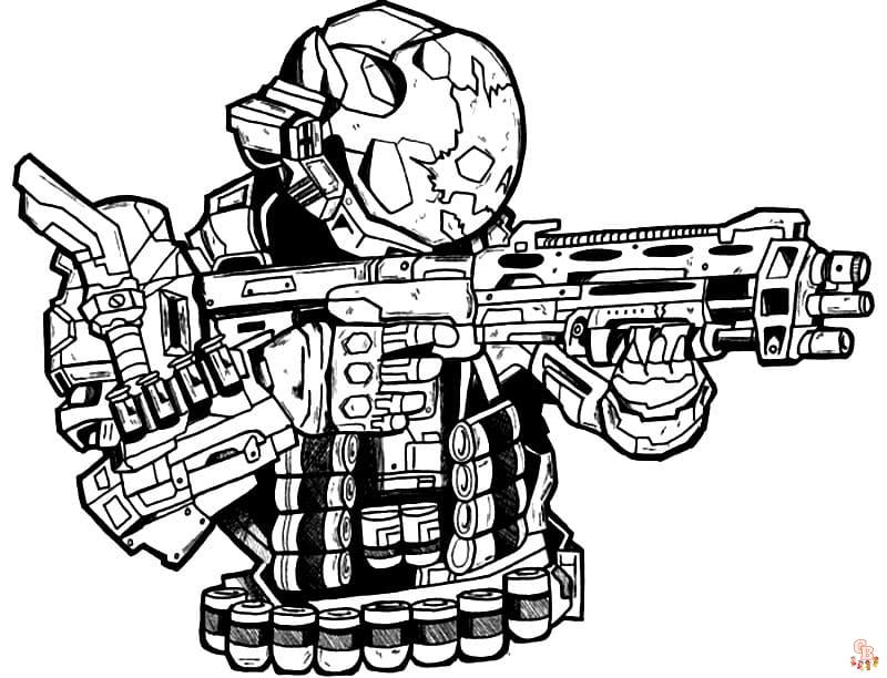 Coloriage Call Of Duty