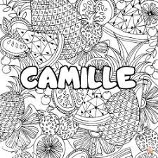 Coloriage Camille