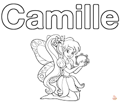Coloriage Camille